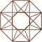 Ekena Millwork Guardian Wood Fretwork Pierced Ceiling Medallion, Walnut, 20"OD x 7 3/4"ID x 1/4"T CMWP20X20X0250GDWA - alternate 2